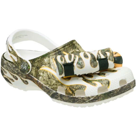 Crocs NASCAR Classic Clogs Realtree Camo Jibbitz Men 8/Women 10 Shoes New - Picture 9 of 16